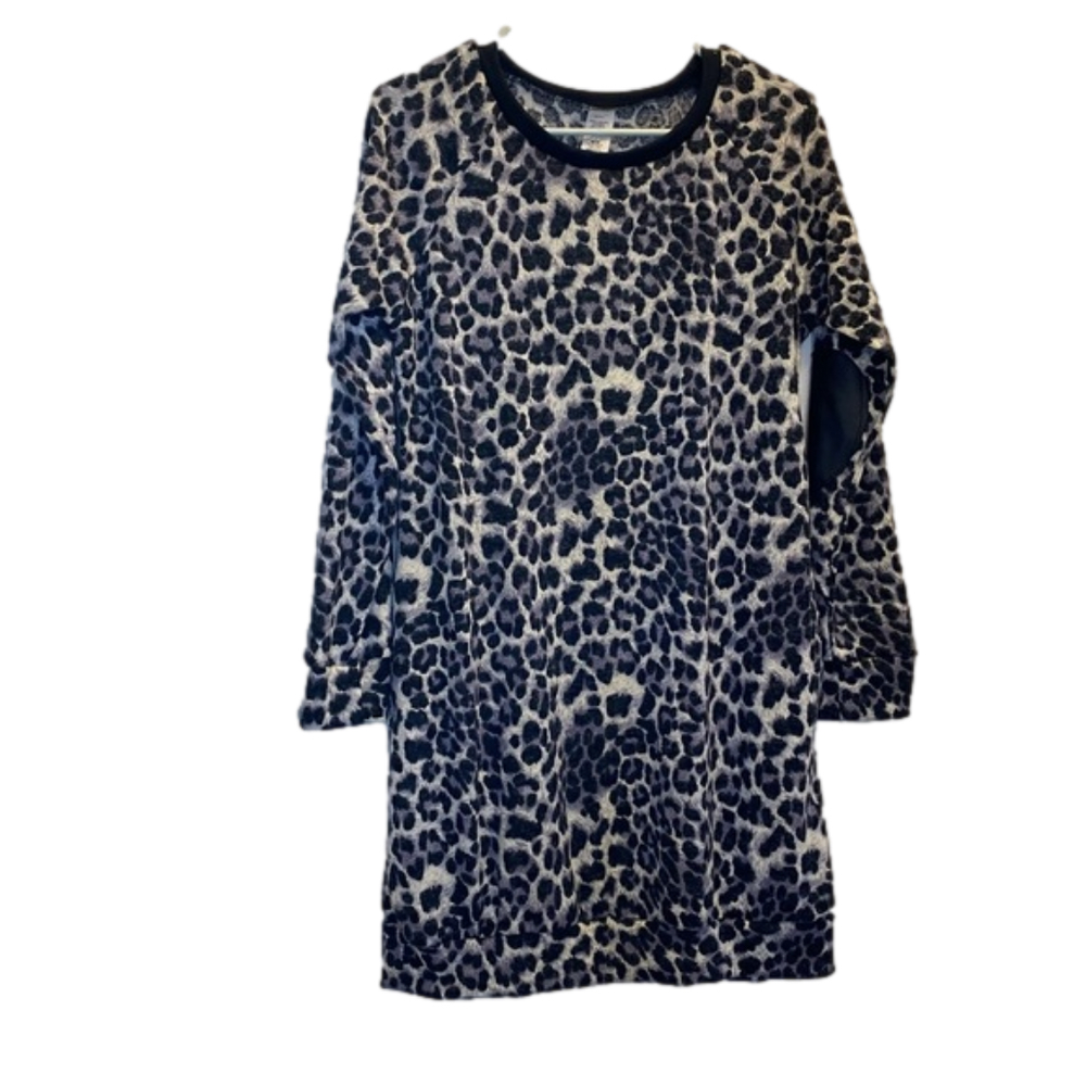 NWT Filly Flair Long Sleeve Leopard Print Dress Size Medium